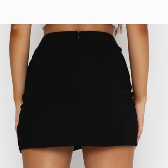 White Fox Suits You Mini Skirt in Black - XS - Picture 3 of 9